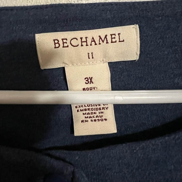 BECHAMEL Embroidered Applique Christmas Winter Village Cardigan Women's Size 3X - Picture 4 of 6